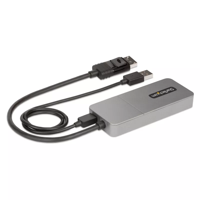 StarTech.com 3-port MST hub - DisplayPort na 3x HDMI, trojitý 4K 60Hz monitory, DP 1.4 multi-monitor video adaptér, 30cm integrovaný kábel, USB napájaný, len Windows