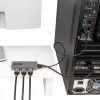 StarTech.com 3-port MST hub - DisplayPort na 3x HDMI, trojitý 4K 60Hz monitory, DP 1.4 multi-monitor video adaptér, 30cm integrovaný kábel, USB napájaný, len Windows