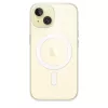 Ochranné puzdro pre iPhone 15 od Apple, MagSafe, transparentné, PC, pre 6,1 palca