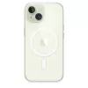 Ochranné puzdro pre iPhone 15 od Apple, MagSafe, transparentné, PC, pre 6,1 palca