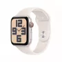 Smartwatch Apple Watch SE GPS + Cellular 44 mm Starlight hliníkové puzdro béžové
