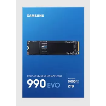 SSD disk Samsung 990 EVO 2000 GB M.2 2280 NVMe MZ-V9E2T0BW
