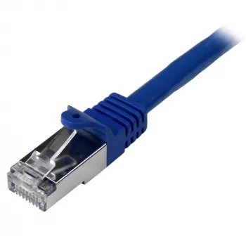 StarTech.com Cat6 patch kábel – tienený (SFTP) – 5 m, modrý, 5 m, Cat6, SF/UTP (S-FTP), RJ-45, RJ-45, modrý