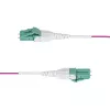 StarTech.com 5m LC na LC (UPC) OM4 multimódové optické vlákno, Erika Violet, 50/125µm, 40G/100G, LOMMF/VCSEL, Uniboot optický patch kábel, OFNR Riser