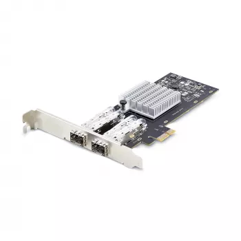 StarTech.com 2-portová GbE SFP sieťová karta, PCIe 2.0 x1, Intel I350-AM2 2x 1GbE radič, 1000BASE medené/optické vlákno, Dual-Port Gigabit Ethernet NIC, Desktop/Server Backplanes - kompatibilné s Windows a Linux