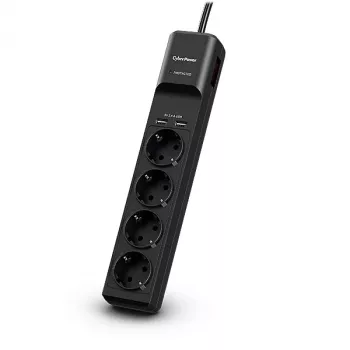 CyberPower P0420SUD0-DE prepäťová ochrana čierna 4 AC výstupy 200 - 250 V 1,8 m