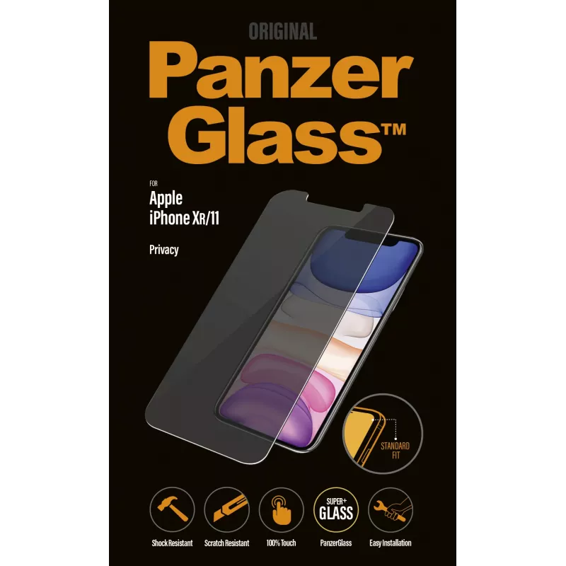 PanzerGlass ® ochranný kryt displeja Privacy iPhone 11 | XR | Standard Fit