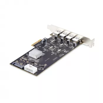 StarTech.com 4-portová USB PCIe karta, USB 3.2 5 Gbit/s, PCI Express rozširujúca karta so 4 nezávislými USB radičmi, 4 USB-A porty, Windows/macOS/Linux