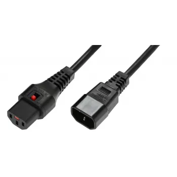 Microconnect PC1003 napájací kábel čierny 1,5 m konektor samec C13 konektor samica C14