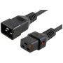 Microconnect PC1285 napájací kábel čierny 2 m konektor samica C20 konektor samica C19