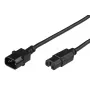 Microconnect PE011400 napájací kábel čierny 2,5 m C14 konektor samica C15 konektor samica