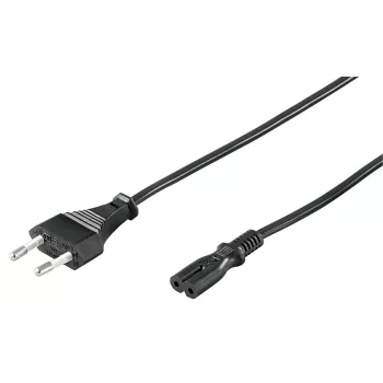 Microconnect PE030705 napájací kábel čierny 0,5 m CEE7/16 C7 konektor samica