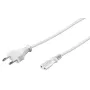 Microconnect PE030705W napájací kábel biely 0,5 m sieťová vidlica typ C C7 konektor samica