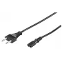 Microconnect PE030713 napájací kábel čierny 1,5 m C7 konektor samica