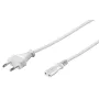 Microconnect PE030715W napájací kábel biely 1,5 m C7 konektor samica
