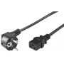 Microconnect PE07719005 napájací kábel čierny 0,5 m CEE7/7 C19 konektor samica