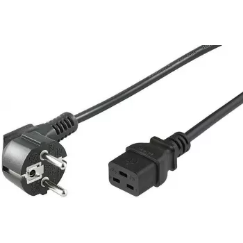Microconnect PE0771901 napájací kábel čierny 1 m konektor samec typ E+F C19 konektor samica