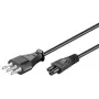 Microconnect PE100830 napájací kábel čierny 3 m C5 konektor samica