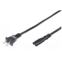 Microconnect PE110718 napájací kábel čierny 1,8 m konektor samec typ A C7 konektor samica