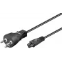 Microconnect PE120810 napájací kábel čierny 1 m konektor samec typ K C5 konektor samica