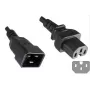 Microconnect PE152018 Napájací kábel čierny 1,8 m konektor samica C20 konektor samica C15