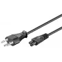 Microconnect PE160830 napájací kábel čierny 3 m sieťová vidlica typ J C5 konektor samica