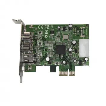 StarTech.com 3 porty 2b 1a Low Profile 1394 PCI Express FireWire karta adaptér