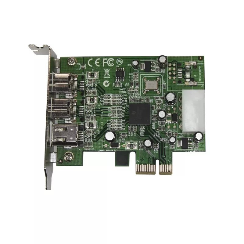 StarTech.com 3 porty 2b 1a Low Profile 1394 PCI Express FireWire karta adaptér