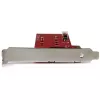 StarTech.com 2x M.2 SATA SSD radič karta – PCIe, PCIe, M.2, Full-Height / Low-Profile, PCI 2.0, červená, CE, FCC, TAA