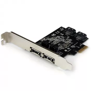 StarTech.com 2-portová PCI Express SATA 6 Gbit/s eSATA radič karta – Dual-Port PCIe SATA III karta – 2 Int/2 Ext