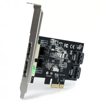 StarTech.com 2-portová PCI Express SATA 6 Gbit/s eSATA radič karta – Dual-Port PCIe SATA III karta – 2 Int/2 Ext