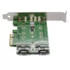 StarTech.com 3-portová M.2 SSD (NGFF) adaptérová karta – 1 x PCIe (NVMe) M.2, 2 x SATA III M.2 – PCIe 3.0