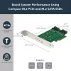 StarTech.com 3-portová M.2 SSD (NGFF) adaptérová karta – 1 x PCIe (NVMe) M.2, 2 x SATA III M.2 – PCIe 3.0