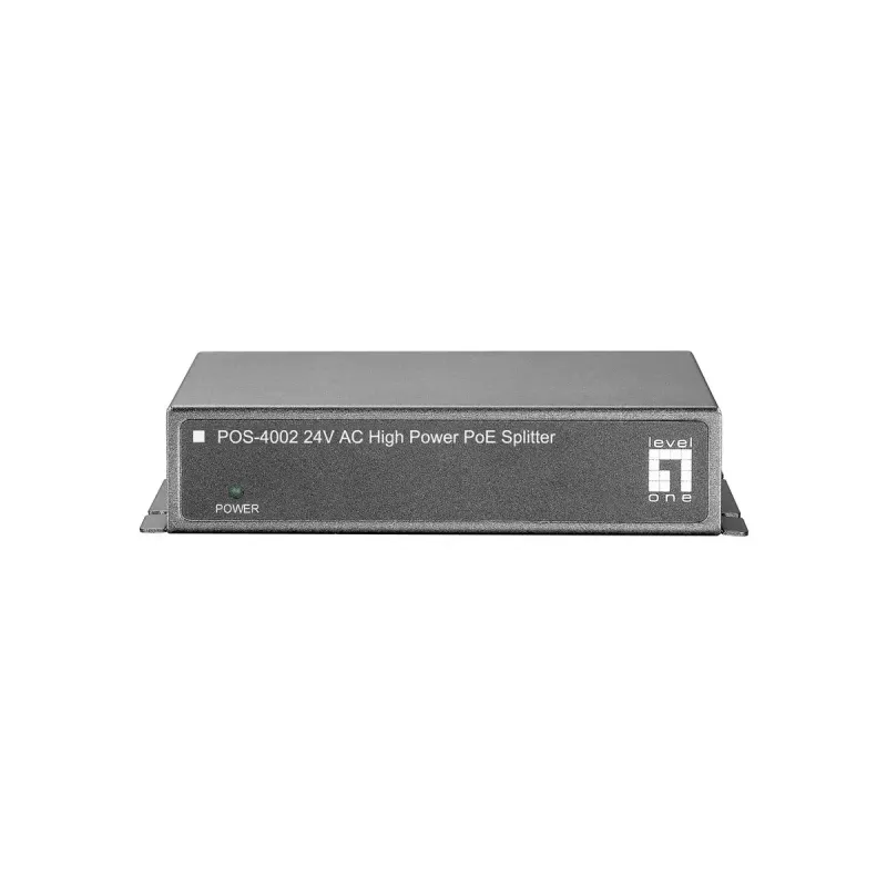 LevelOne Fast Ethernet High Power PoE rozbočovač, 24V AC výstup