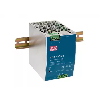 LevelOne 48V DC priemyselný napájací zdroj, 480W, DIN lišta, PoE