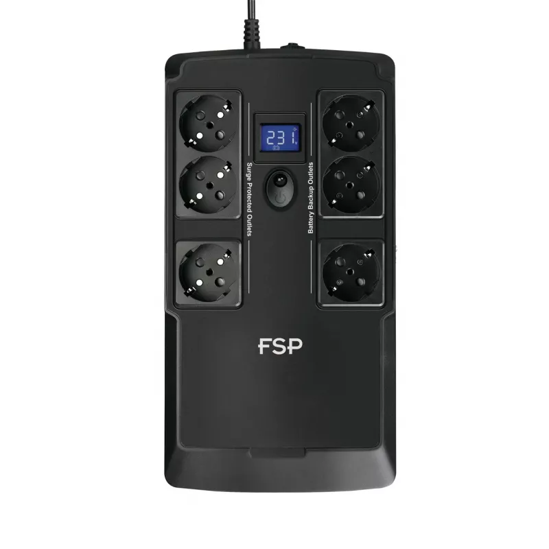 FSP NanoFit 600 záložný zdroj (UPS) standby (offline) 0,6 kVA 360 W 6 AC výstupov