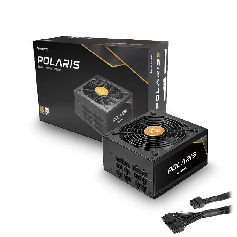Chieftec Polaris PPS-1050FC napájací zdroj 1050 W 20+4 pin ATX ATX čierny