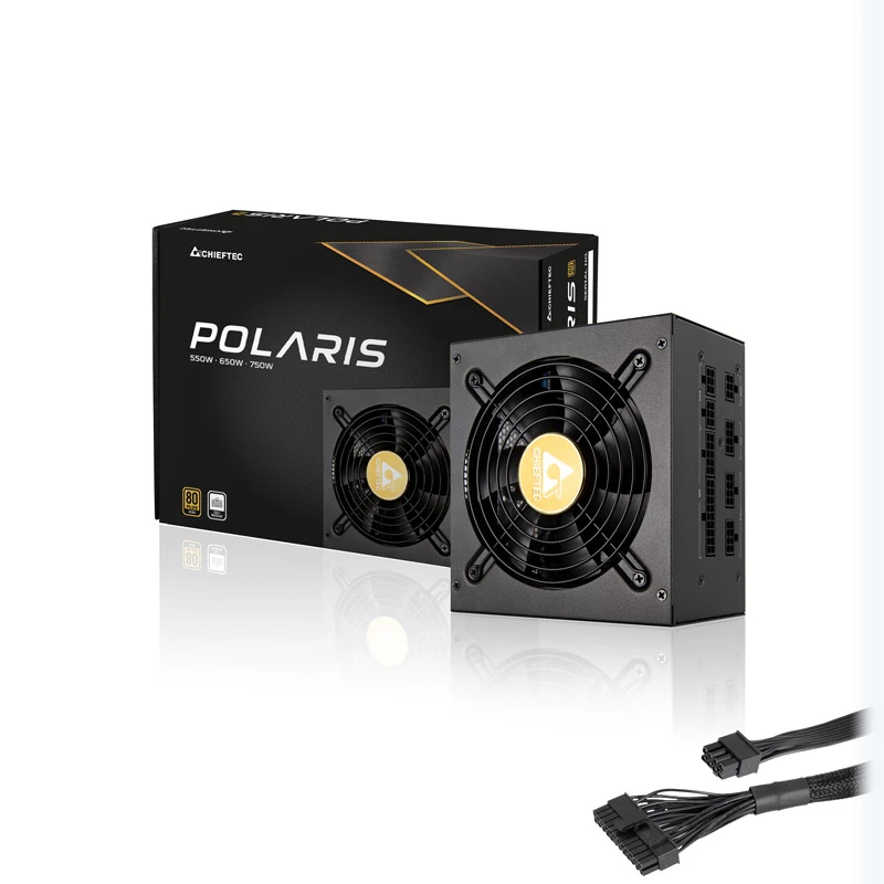 Chieftec Polaris napájací zdroj 550 W 20+4 pin ATX PS/2 čierny