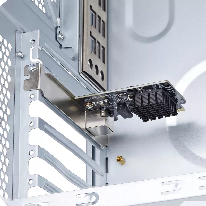 StarTech.com 1-portová 5G Gigabit PCIe sieťová karta, 5G/2,5G/1G/100M/10M PCI Express LAN karta, Realtek RTL8126, Windows a Linux, TAA-kompatibilná