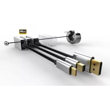 Vivolink PROADRING7S video káblový adaptér DisplayPort + Mini DisplayPort + USB Type-C 3 x HDMI