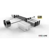 Vivolink PROADRING7S video káblový adaptér DisplayPort + Mini DisplayPort + USB Type-C 3 x HDMI