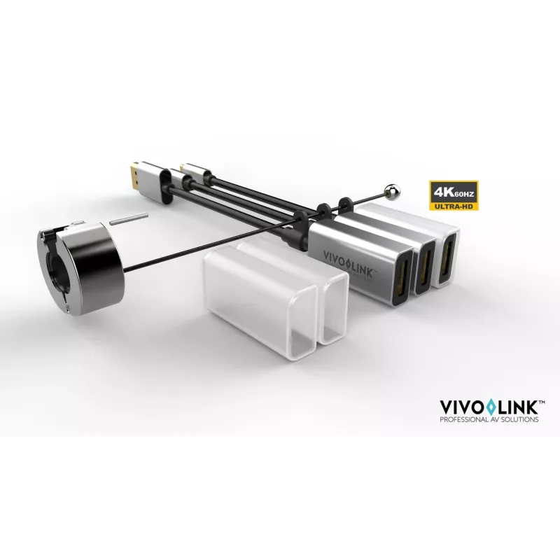 Vivolink PROADRING7S video káblový adaptér DisplayPort + Mini DisplayPort + USB Type-C 3 x HDMI
