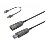 Vivolink PROUSB3AAF50 USB kábel USB 3.2 Gen 1 (3.1 Gen 1) 50 m USB A čierny