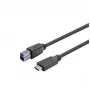 Vivolink PROUSBCBMM5 USB kábel USB 3.2 Gen 1 (3.1 Gen 1) 5 m USB C USB B čierny