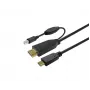 Vivolink PROUSBCHDMIUSBB7.5 USB kábel USB 3.2 Gen 1 (3.1 Gen 1) 7,5 m USB-C čierny