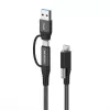 Vivolink PROUSBCMM1.5ADP USB kábel USB 3.2 Gen 2 (3.1 Gen 2) 1,5 m USB C čierny