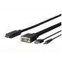 Vivolink PROVGAHDMI5 videokábel adaptér 5 m HDMI VGA (D-Sub) + 3,5 mm + USB Type-A čierny