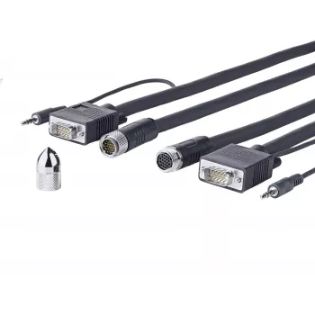 Vivolink PROVGASCW10 VGA kábel 10 m VGA (D-Sub) čierny