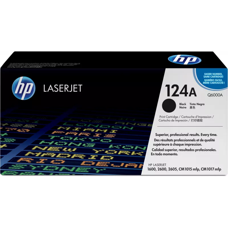 HP 124A čierna originálna tonerová kazeta LaserJet