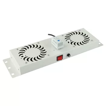 Rack príslušenstvo Lanview RAF115WH-UK 1U 2 ventilátory biela